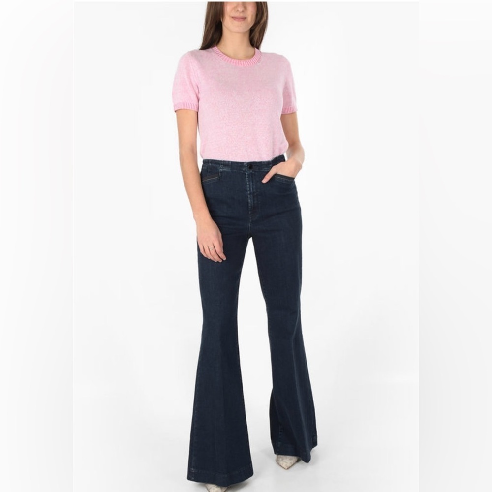 J Brand DARK WASH CIVILITY FLARED‎ JEANS Sz. 29 - Picture 2 of 16